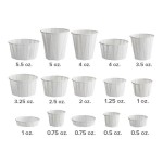 Genpak F075 Harvest Paper 0.75 oz. Souffle / Portion Cup - 250/Pack Genpak F075 Harvest Paper 0.75 oz. Souffle / Portion Cup - 250/Pack