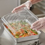Choice Heavy Duty Smoothwall Silver Extra Large Oblong Foil Entree / Take-Out Pan with Dome Lid 108 oz. - 25/Case Choice Heavy Duty Smoothwall Silver Extra Large Oblong Foil Entree / Take-Out Pan with Dome Lid 108 oz. - 25/Case