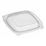 Dart PP816BDL PresentaBowls Pro Clear Polypropylene Vented Square Flat Lid for 8-16 oz. Square Bowls - 504/Case Dart PP816BDL PresentaBowls Pro Clear Polypropylene Vented Square Flat Lid for 8-16 oz. Square Bowls - 504/Case