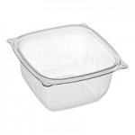 Dart PP816BDL PresentaBowls Pro Clear Polypropylene Vented Square Flat Lid for 8-16 oz. Square Bowls - 504/Case Dart PP816BDL PresentaBowls Pro Clear Polypropylene Vented Square Flat Lid for 8-16 oz. Square Bowls - 504/Case