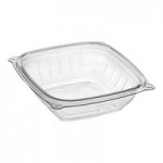 Dart PP816BDL PresentaBowls Pro Clear Polypropylene Vented Square Flat Lid for 8-16 oz. Square Bowls - 504/Case Dart PP816BDL PresentaBowls Pro Clear Polypropylene Vented Square Flat Lid for 8-16 oz. Square Bowls - 504/Case