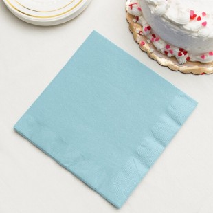 Creative Converting 59157B Pastel Blue 3-Ply Paper Dinner Napkin - 250/Case Creative Converting 59157B Pastel Blue 3-Ply Paper Dinner Napkin - 250/Case