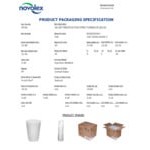 WNA Comet Frost-Flex 16 oz. Frosted Customizable Plastic Tumbler - 500/Case