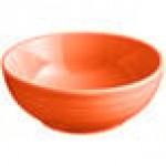 Acopa Capri 19 oz. Valencia Orange Stoneware Bistro Bowl - Sample Acopa Capri 19 oz. Valencia Orange Stoneware Bistro Bowl - Sample