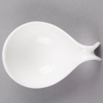 Villeroy & Boch 10-3420-3595 Flow 1 oz. White Premium Porcelain Amuse Bouche - 6/Case
