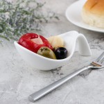 Villeroy & Boch 10-3420-3595 Flow 1 oz. White Premium Porcelain Amuse Bouche - 6/Case