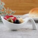 Villeroy & Boch 10-3420-3595 Flow 1 oz. White Premium Porcelain Amuse Bouche - 6/Case