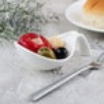 Villeroy & Boch 10-3420-3595 Flow 1 oz. White Premium Porcelain Amuse Bouche - 6/Case