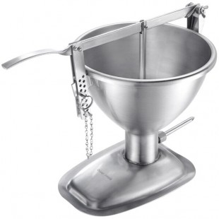 Chicago Metallic 10001 5 Qt. Manual Stainless Steel Cake / Doughnut Filler Chicago Metallic 10001 5 Qt. Manual Stainless Steel Cake / Doughnut Filler