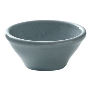 Heart & Soul Pine 2.4 oz. Round Sky Porcelain Ramekin - 6/Case