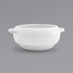 Front of the House Spiral 3 oz. Eurowhite Square Ribbed Porcelain Ramekin - 12/Case Front of the House Spiral 3 oz. Eurowhite Square Ribbed Porcelain Ramekin - 12/Case