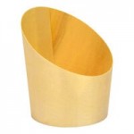 Front of the House Servewise 5 oz. Tall Compostable Wood Ramekin - 200/Case