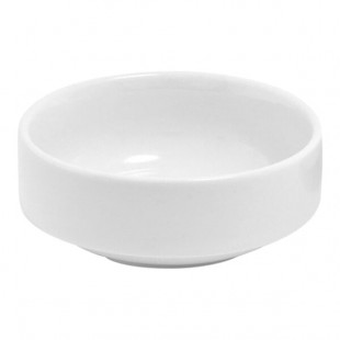 Front of the House Monaco 3 oz. Bright White Round Stackable Porcelain Ramekin - 12/Case Front of the House Monaco 3 oz. Bright White Round Stackable Porcelain Ramekin - 12/Case