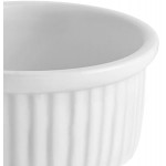 Acopa 4.5 oz. Bright White Fluted Porcelain Ramekin - 48/Case Acopa 4.5 oz. Bright White Fluted Porcelain Ramekin - 48/Case