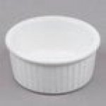Acopa 4.5 oz. Bright White Fluted Porcelain Ramekin - 48/Case Acopa 4.5 oz. Bright White Fluted Porcelain Ramekin - 48/Case