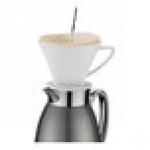 Cilio Venezia 34 oz. Stainless Steel Cool Gray Insulated Carafe / Server C543919 Cilio Venezia 34 oz. Stainless Steel Cool Gray Insulated Carafe / Server C543919