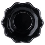 Cambro SRB5110 5 oz. Black Plastic Swirl Bowl - 24/Case