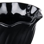 Cambro SRB5110 5 oz. Black Plastic Swirl Bowl - 24/Case