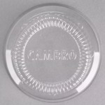 Cambro SRB5110 5 oz. Black Plastic Swirl Bowl - 24/Case