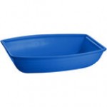 TableCraft CW3190BK 10.5 Qt. Black Cast Aluminum Oblong Salad Bowl TableCraft CW3190BK 10.5 Qt. Black Cast Aluminum Oblong Salad Bowl