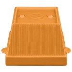 TableCraft CW1490X 6.5 Qt. Orange Cast Aluminum Square Condiment Bowl TableCraft CW1490X 6.5 Qt. Orange Cast Aluminum Square Condiment Bowl