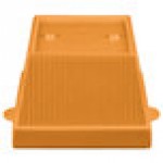 TableCraft CW1490X 6.5 Qt. Orange Cast Aluminum Square Condiment Bowl TableCraft CW1490X 6.5 Qt. Orange Cast Aluminum Square Condiment Bowl