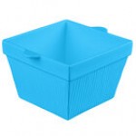 TableCraft CW1490X 6.5 Qt. Orange Cast Aluminum Square Condiment Bowl TableCraft CW1490X 6.5 Qt. Orange Cast Aluminum Square Condiment Bowl