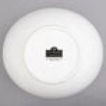 10 Strawberry Street WTR-13CUTOUTBWL Whittier 2 Qt. White Porcelain Curve Bowl with Cut Outs - 4/Case