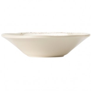 Libbey Farmhouse 12 oz. Ivory (American White) Melamine Grapefruit Bowl - 36/Case