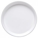 Elite Global Solutions SB5075L Viva 40 oz. White Curved Square Bowl with Black Trim - 6/Case Elite Global Solutions SB5075L Viva 40 oz. White Curved Square Bowl with Black Trim - 6/Case