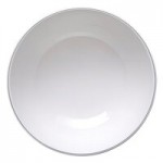 Elite Global Solutions SB5075L Viva 40 oz. White Curved Square Bowl with Black Trim - 6/Case Elite Global Solutions SB5075L Viva 40 oz. White Curved Square Bowl with Black Trim - 6/Case