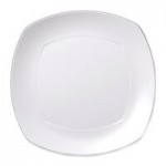 Elite Global Solutions KD503L Viva 5 oz. White Round Bowl with Black Trim - 6/Case