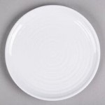 Elite Global Solutions DS725-W Swirl 23 oz. White Oblong Melamine Bowl - 6/Case