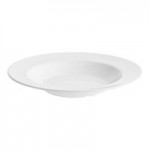 Acopa Foundations 13 oz. White Narrow Rim Melamine Grapefruit Bowl - 12/Case