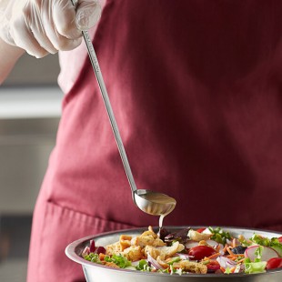 Vollrath 46900 0.5 oz. Two-Piece Stainless Steel Ladle