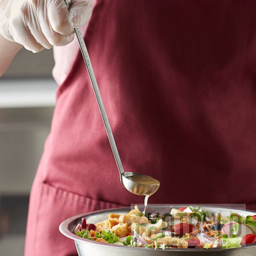 Vollrath 46900 0.5 oz. Two-Piece Stainless Steel Ladle