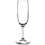 Libbey 8595SR Bristol Valley 6 oz. Customizable Flute Glass - 24/Case