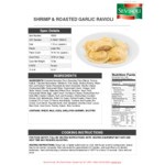 Seviroli Shrimp and Roasted Garlic Hexagon Ravioli 2.25 lb. - 2/Case Seviroli Shrimp and Roasted Garlic Hexagon Ravioli 2.25 lb. - 2/Case