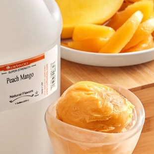 LorAnn Oils All-Natural Peach Mango Super Strength Flavor 1 Gallon LorAnn Oils All-Natural Peach Mango Super Strength Flavor 1 Gallon