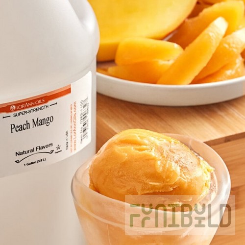 LorAnn Oils All-Natural Peach Mango Super Strength Flavor 1 Gallon