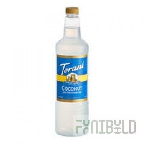 Monin Sugar-Free Coconut Flavoring Syrup 1 Liter - 4/Case