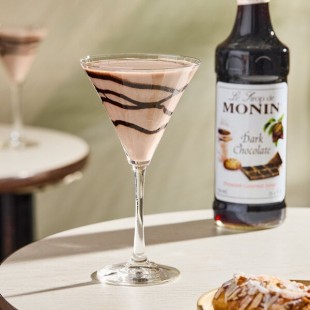 Monin Premium Dark Chocolate Flavoring Syrup 750 mL