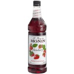 Monin Premium Strawberry Flavoring / Fruit Syrup 1 Liter - 4/Case Monin Premium Strawberry Flavoring / Fruit Syrup 1 Liter - 4/Case
