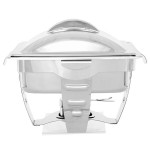 Vollrath 49529 4.1 Qt. Maximillian Rectangular Chafer Half Size with Stainless Steel Accents