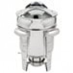 Vollrath 49529 4.1 Qt. Maximillian Rectangular Chafer Half Size with Stainless Steel Accents