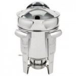 Vollrath 49529 4.1 Qt. Maximillian Rectangular Chafer Half Size with Stainless Steel Accents