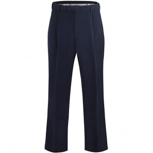 National Patrol by Henry Segal Men's Navy Pleated Front Suit Pants - 28