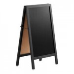 Choice A-Frame Chalkboard Sidewalk Sign - Black Wood - 25 Choice A-Frame Chalkboard Sidewalk Sign - Black Wood - 25
