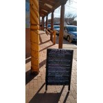 Choice A-Frame Chalkboard Sidewalk Sign - Black Wood - 25 Choice A-Frame Chalkboard Sidewalk Sign - Black Wood - 25