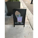 Choice A-Frame Chalkboard Sidewalk Sign - Black Wood - 25 Choice A-Frame Chalkboard Sidewalk Sign - Black Wood - 25